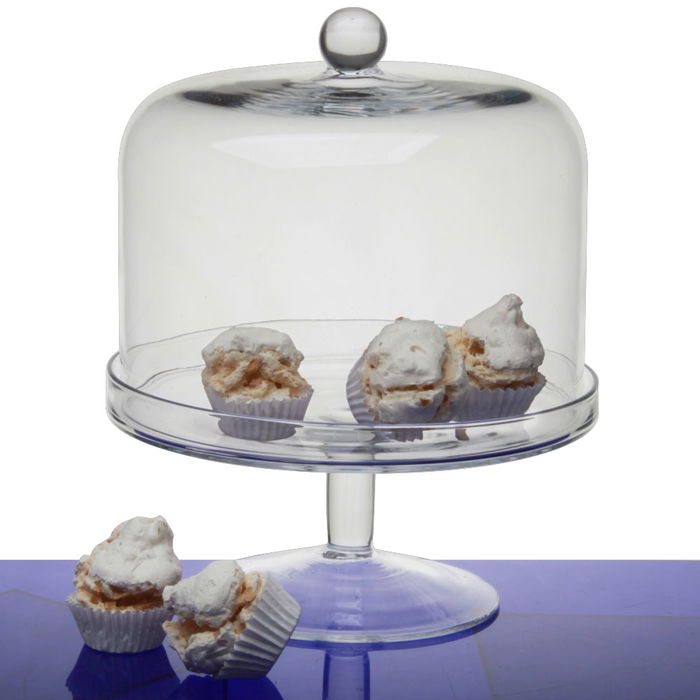 Avet Pastelera con Pie y Tapa de Cristal 25 cm Avet Pastelera con Pie y Tapa de Cristal 25 cm